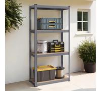 4-Tier Shelving Unit, Steel Shelving Unit for Storage, for Garage, Grey / 1