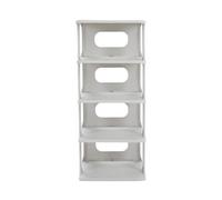 4 Tier Shoe Storage Rack Anti-Slip Organizers Cabinet Footwear Slim Narrow Shelf