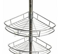 4 Tier Telescopic Anti-Rust Bathroom Corner Storage Rack