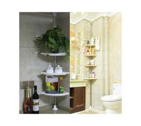 4 Tier Telescopic Bathroom Corner Shelf Rack Shower Caddy Storage Bath