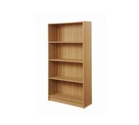 Essentials Tall Bookcase - Oak, Brown
