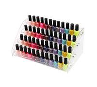 4 Tiers Makeup Holder Tiered Acrylic Organizer for Lipstick Nail Polishes Eye Shadow Toy Collection Dresser Reagent Container Retail E ssential Oils Liquids Paint Oil Bottle Display Rack Stand Station