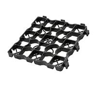 4 Tiles of Ecogrid E30 for Raising Garden pots and containers | Plastic Paving Grid | Shed Base System | Outdoor Interlocking Garden Path Tiles Porous Garden Floor Tiles