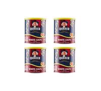 4 Tins x Quaker White Oats 500g - White Oats