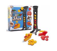 4 To Score Tower Shot Fast-Paced Catapult Aim Game Family Fun 2 Player 5+ Gift - Fastest to Shoot 4 Wins!