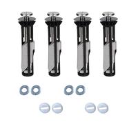4 Toilet Seat Bolts, Easy To Carry Heavy Duty Toilet Seat Fastener Bolt Kit, Small And Delicate Toilet Seat Fastener Bolt Kit, Easy Installation Is Suitable For Fastening The Toilet