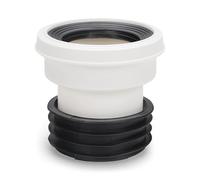 4" Toilet Waste Pipe Pan Connector Short BTW Back to Wall WC Rigid Stubby Soil Coupler Seal