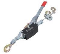 4 Ton hand Operated Cable Winch Puller Turfer With 3 Grab Hooks 3 Metre Cable