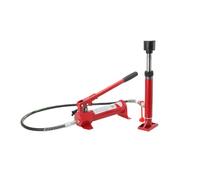 4 Ton Hydraulic Porta Power Kit with Pump, Car Jack Ram for Auto Frame Repair, Includes 4 Extension Tubes, 125mm Stroke