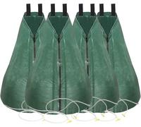 4 Tree Bags Watering Bags for Trees for Long-Term Watering System | Robust 75 Litre Water Bag/Watering Bag, Made of UV-Resistant PVC, Plant Support for Hot Summer