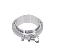 4" Tri Clamp x 102mm Pipe OD + PTFE Strip SUS304 Sanitary Fitting Tri-Clamp Union Set Home Brew