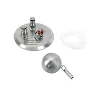 4" Tri-Clover Keg Lid with Ball Lock Posts - 304SS Homebrew Fermenter Accessory with PRV for Beer & Wine 1PC