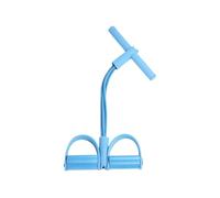 4 Tube Pedal Ankle Puller, Fitness Resistance Bands, Stretch Exercise Rope, Elastic Pull Rope With Foot Pedal, Sit-Up Training Equipment, Arm Leg Tensioner For Home Gym, Yoga, Pilates