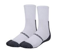 Kookaburra Men's AirFlex Socks Pack of 2 in White | Size: 4-7 Kookaburra White 4-7