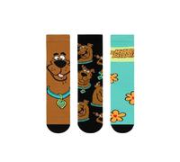 (4 UK-8 UK, Multicoloured) Scooby Doo Unisex Adult Character Calf-Length Socks (Pack of 3)