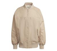 (4 UK, Beige) Adidas Womens/Ladies Funnel Neck Short Bomber Jacket