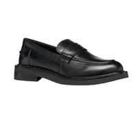 (4 UK, Black) Geox Womens/Ladies D Serilda E Leather Loafers