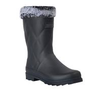 (4 UK, Black) Regatta Womens/Ladies Luxley Faux Fur Lined Mid Cut Wellington Boots
