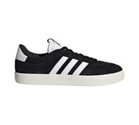 (4 UK, Black/White) Adidas Womens/Ladies VL Court 3.0 Leather Flat Trainers