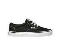 (4 UK, Black/White) Vans Womens/Ladies Doheny Canvas Flat Trainers
