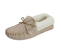 (4 UK, Camel) Eastern Counties Leather Womens/Ladies Soft Sole Sheepskin Moccasins