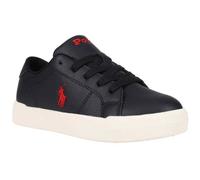 (4 UK Child, Black/Red) Ralph Lauren Childrens/Kids Sutton Ps Flat Trainers
