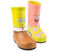 (4 UK Child) SpongeBob SquarePants Wellington Boots without Handles (Unisex Kids Multicoloured)