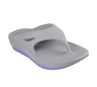(4 UK, Grey/Lavender) Skechers Womens/Ladies Go Walk Arch Fit Flat Sports Sandals