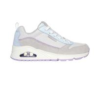 (4 UK, Grey/Light Blue) Skechers Womens/Ladies Uno Stand On Air Suede Trainers