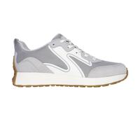 (4 UK, Grey) Skechers Womens/Ladies Gusto Suede Panel Trainers