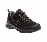 (4 UK, Jet Black/Antique Pink) Regatta Womens/Ladies Holcombe IEP Low Hiking Boots