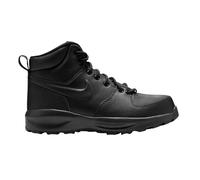 (4 UK, Triple Black) Nike Womens/Ladies Manoa Leather Lace Up Ankle Boots