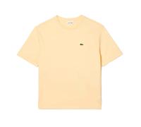 Lacoste Womens/Ladies Premium Cotton Crew Neck Boyfriend T-Shirt - Yellow - 4 UK - Yellow