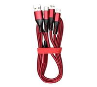 4 USBCable Fast Charg 3 in 1 Universal Micro USB Charg Cable Long USB to USBCable, USBData ansfer Cable USB Charger Cable
