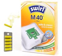 4 Vacuum Cleaner Bags + 5 Fresheners Compatible with Miele Solution Hepa 5281, Special - S5, Special - S8, Special S 5781 | Compatible with Swirl M40 - M 40