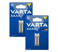 Varta 4061 ALKALINE Special AAAA 1.5V Batteries 640mAh 2piece Keyl...