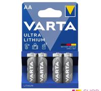 Varta 6106301404 Professional Lithium 1.5V AA Battery 2900mAh Pack...