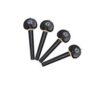 4 Violin Tuning Nails Carved Ebony Knobs Open String Instrument Accessories violin parts