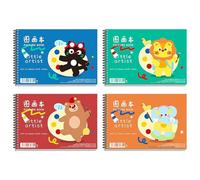 4-Volume Set, 200 Total Sheets, Thick Acid-Free Paper for Artists, Teens & Classroom Projects Sketch Pad Set