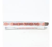 (4 Warm Deep Brown) benefit Gimme Brow + Volumizing Pencil Volumizing Fiber Eyebrow Pencil