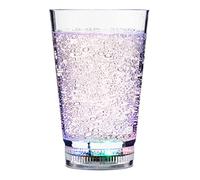 4 Water Activated Liquid Activated LED Drinking Glasses Flashing Glass Light Up 340ml Multi Coloured Novelty Tumbler Wedding Induction Reusable LED Light Drinking Water Glasses Cocktail Glasses