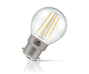 4 watts = 40 watts Filament LED Round Golf Light Bulb BC B22 Push in Cool White 4000K Packs of 2-12 Status (Pack of 4)