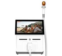 4 Wavelength Diode Laser Hair Removal Machine with Ice Cooling, 755nm 808nm 940nm 1064nm Professional Salon Spa Beauty Equipment, HD Touch Screen Hair Removal Device for Full Body Skin Care