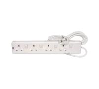 4 Way 2 Metre Individually Switched Extension Socket