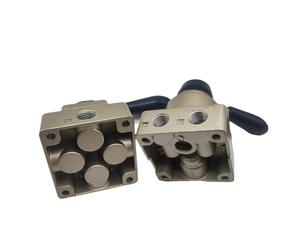 4 Way 3 Position Manual Valve Pneumatic Hand Operated Air Switch HV-02 03 04 HV-200B/D HV200-02 300-03 400-04(Hv-200b)