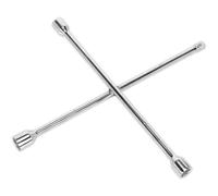 4-Way 506mm EXTRA LONG Wheel Brace - 17mm 19mm 21mm and 1/2" Square Drive Socket