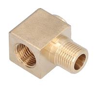 4 - Way Brass Compressor Fitting | Oil - Exempt Silent Sturdy Manifold | Permanent Magnet Variable Frequency Inverter Accessory | 21mm x 19mm x 12mm Thread