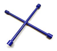 4 Way Cross Wheel Brace Nut Wrench / Spanner Tire Iron 17-19-21-23mmm TE566