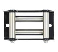 4-Way Fairlead Steel 1500-3000 lbs Winch Cable Guide | Galvanised rollers,detachable frame,weather- steel,angled cable routing,winch drum alignment