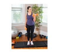 4 WAY FOLDABLE FITNESS MAT Size: 61*183m All Purpose Folding Anti Tear Exercise Training Aerobic Fitness Gym & Gymnastics Balance Mat